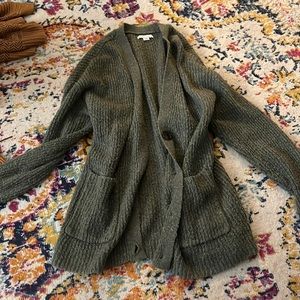 American Eagle Green Cardigan